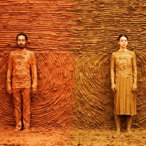 Untitled / 2015 / Wet clay / Digital photograph / 44" x 60" / Sanskriti Kendra, Delhi, India