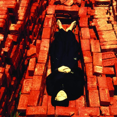 Brick Coffin / 2005 / Brick factory and wet clay / Digital photograph, 44" x 63" / Shantiniketan, India
